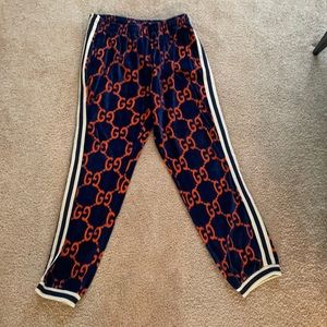 Authentic mens Gucci burnout logo joggers - Large